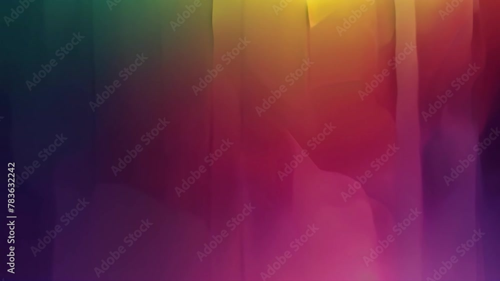 Poster Seamles loop. Abstract background Rainbow Color, dynamic motion.