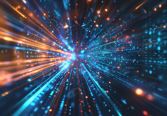 Fototapeta premium Abstract Technology Communication