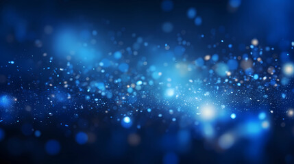 blue glow particle abstract bokeh background