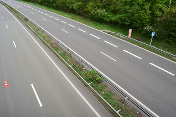 empty Autobahn in Luxembourg