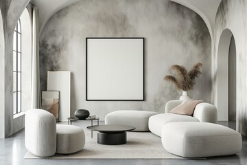 Elegant Modern Interior Design With Neutral Colors and Minimalist Furniture
