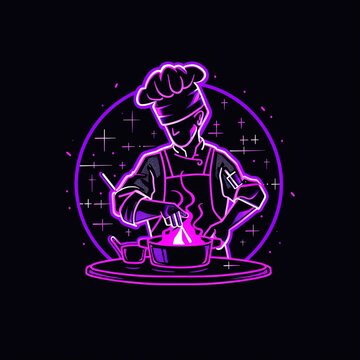 Professional cooking, Chef in action, Kitchen dynamics, Skillful and passionate, Restaurant kitchen