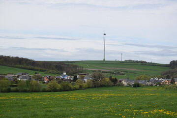 village Mompach in rural uxembourg