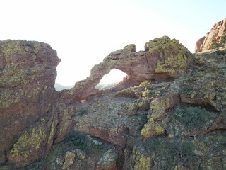 Beautiful shot of the historic Little Needles Eye Deming, NM