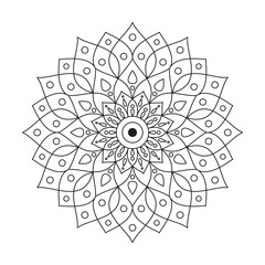 Indian Mandala vector art design