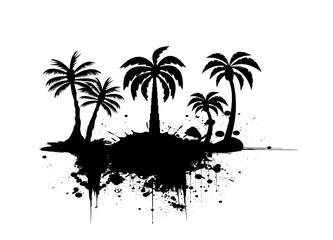 Fototapeta na wymiar palm tree image vector illustration