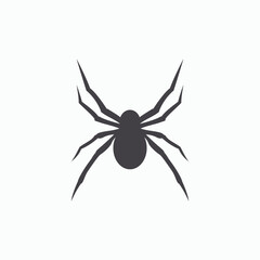 Spider logo template vector and icon