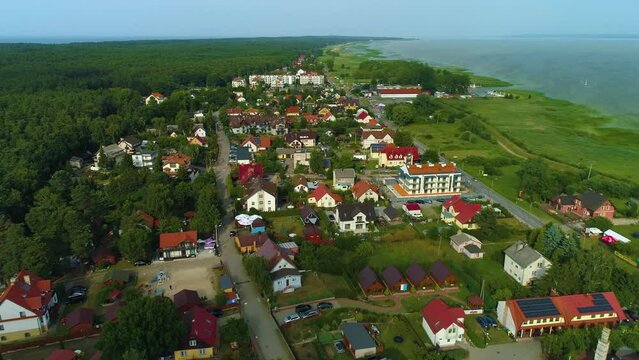 Beautiful Landscape Katy Rybackie Piekny Krajobraz Aerial View Poland
