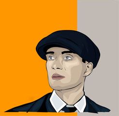 Vector of a Tommy Shelby
