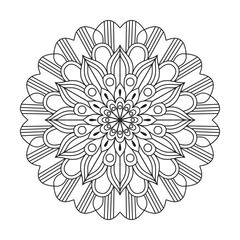 Oriental elegant ornament Indian pink pattern