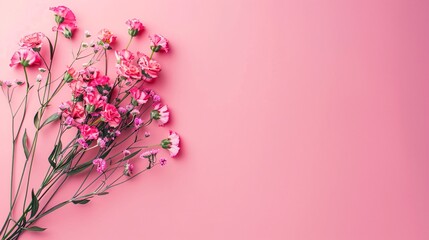  bouquet lies on the studio background