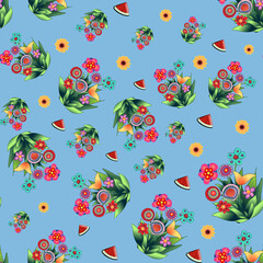 Flowers pattern