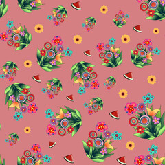 Flowers pattern