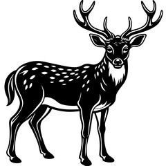 deer silhouette vector