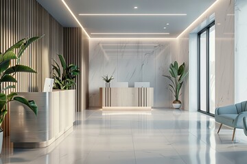 Obraz premium lobby in a modern clinic
