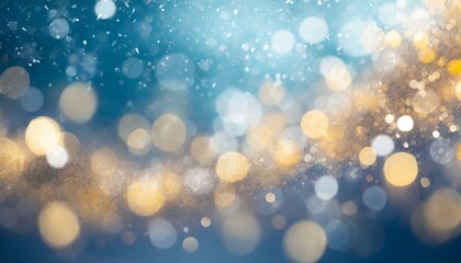 Seasonal Shimmer: Bokeh Light Background Evoking Christmas and New Year Festivities