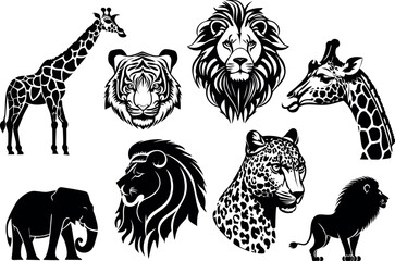 Safari animals bundle