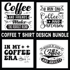 Fototapeta premium Coffee t Shirt design Bundle