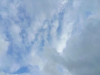 blue sky with clouds