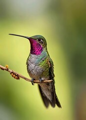 Obraz premium hummingbird feeding on a flower