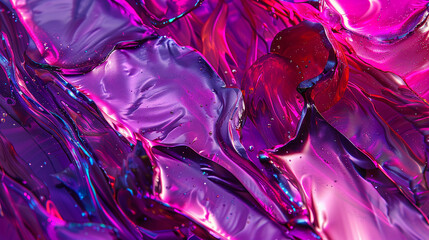 Iridescent glare, magenta pink purple, abstract digital overlay - obrazy, fototapety, plakaty