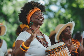 Celebration at Juneteenth National Independence Day Event