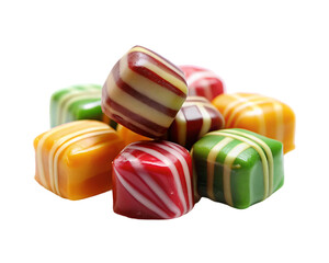 3d candy isolated on transparent background