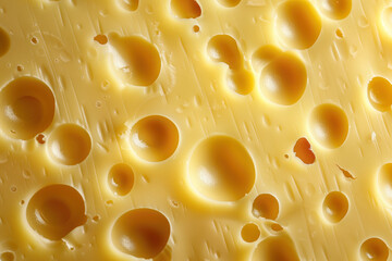 Gourmet cheese texture close-up