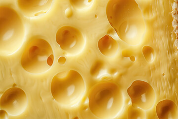 Close-up of gourmet cheese texture
