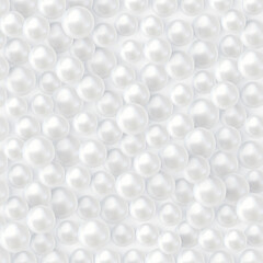 Pearl bead texture background vector