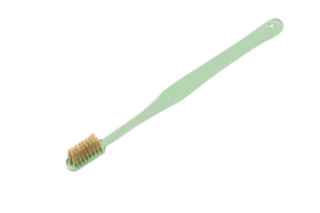 Toothbrush on a white background. Brush for cleaning teeth.