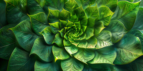 Vibrant Green Succulent Plant Close-Up - Nature Background