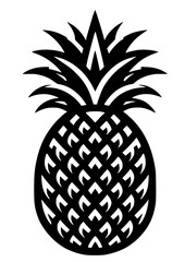 Obraz premium Pineapple SVG, Pineapple PNG, Pineapple Silhouette, Tropical fruit SVG, Juicy Pineapple SVG, Pineapple Clipart, Cricut Cut file, SVG, JPG, PNG