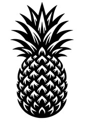 Pineapple SVG, Pineapple PNG, Pineapple Silhouette, Tropical fruit SVG, Juicy Pineapple SVG, Pineapple Clipart, Cricut Cut file, SVG, JPG, PNG