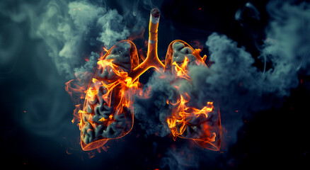 Lungs Suffer From Cigarette Smoke Causing Dangerous Diseases