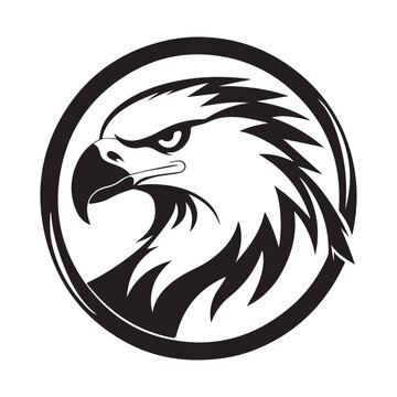 Eagle Head mascot image Vector, eagle head vector on white background