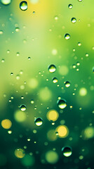 green small fresh rain solar term background
