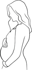 Immerse yourself in the heartfelt essence of motherhood with our exquisite hand-drawn line art illustrations. Each illustration captures the tender moments shared between a mother and her child.