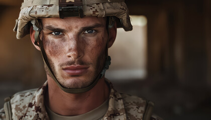 A man with a beard and a military uniform