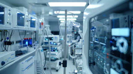 Cutting-edge medical devices and equipment for advanced diagnostics in modern hospitals.