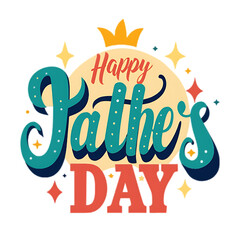 Fototapeta premium father's day background with different elements