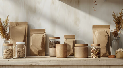 Creative and eco-friendly packaging design concept for sustainable and waste-free products.
