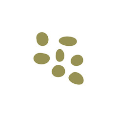 Abstract shape in boho style