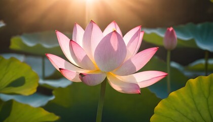Lotus-flower-in-the-sun