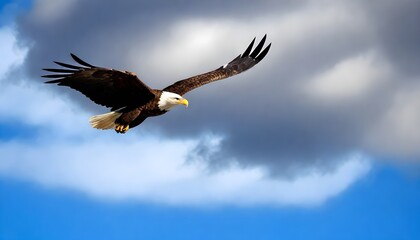 Obraz premium Eagle-in-the-sky