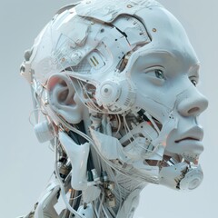 Fototapeta premium 3d rendered illustration of an intellegent robot