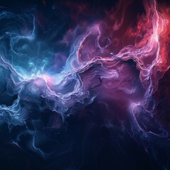 abstract thunderbolt with many colors background