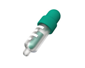 3d pipette icon. One of the tools for Photoshop is color selection. The concept of scientific technologies and chemistry