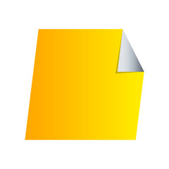 Golden Label Sticker for Price Tag and Template. Isolated on White Background.