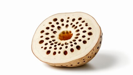  A closeup of a whole unpeeled kiwi fruit